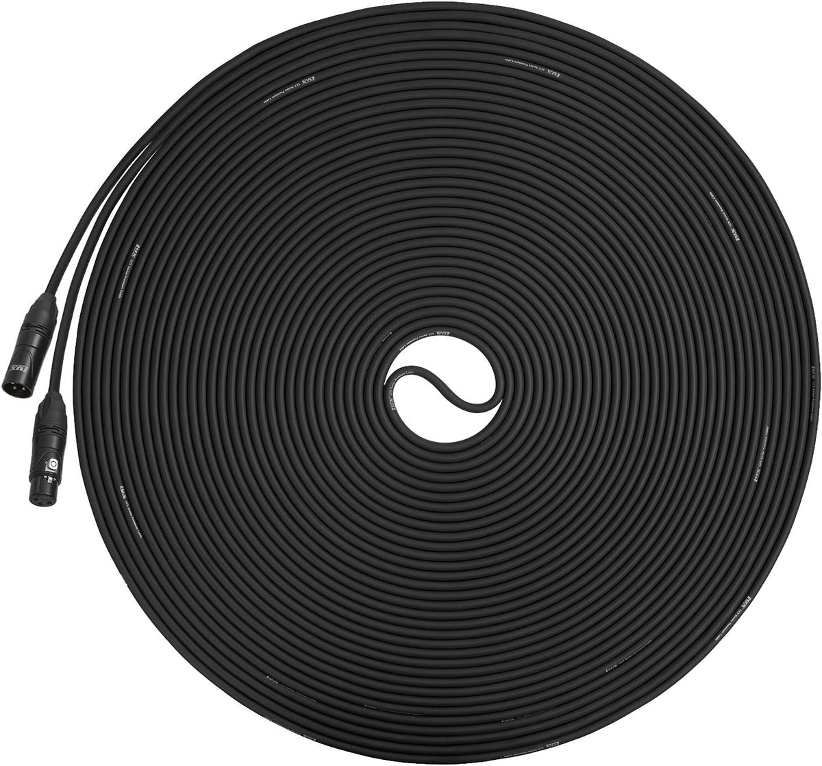 Black 100 ft XLR Microphone Cable P4773