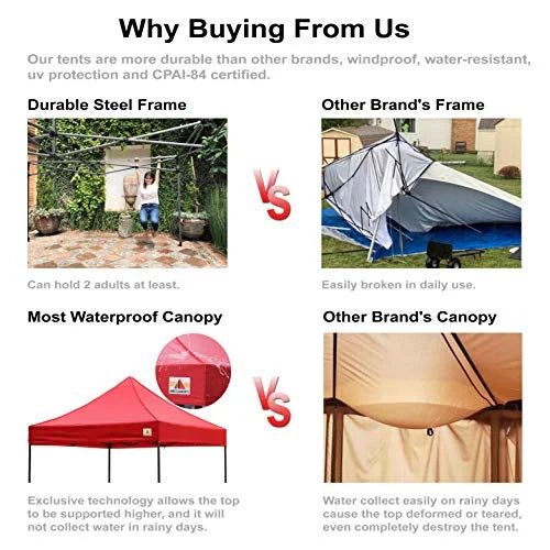 Patio Pop Up Canopy Tent 10x20 U667