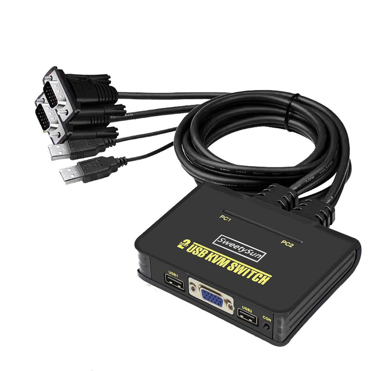 2 Port 4K60Hz USB DP KVM Switch Pack of 2 Z954
