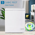 5 Cubic Feet Chest Freezer with Removable Basket E441992
