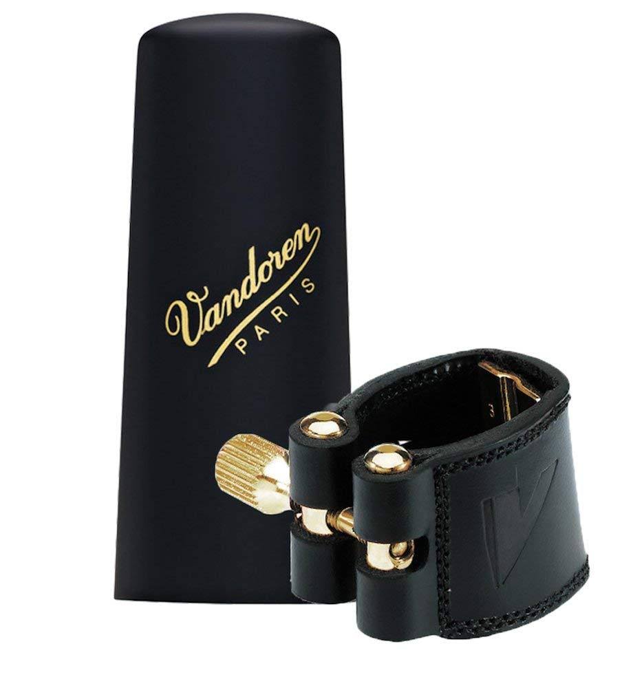 Leather Ligature and Plastic Cap for Alto Sax A951