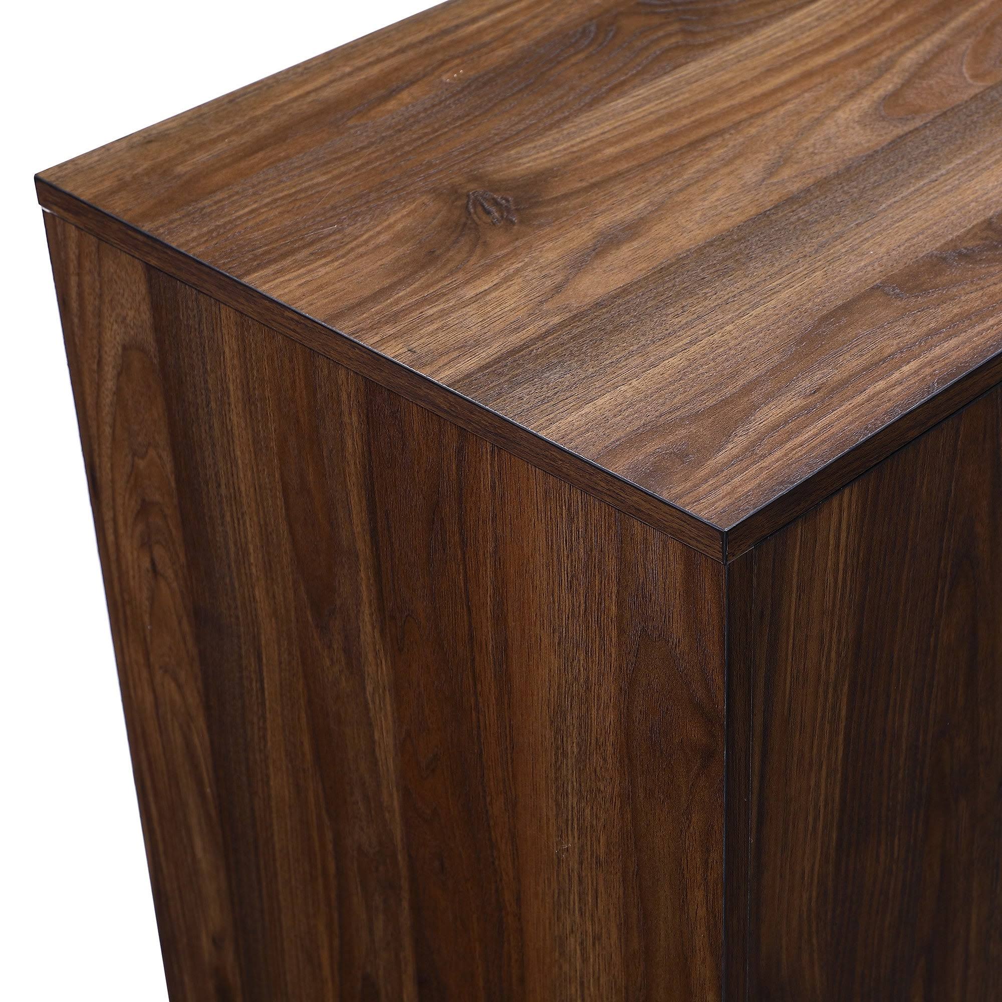 44x22 Wide Glass Laminate Wood Metal Buffet P44942