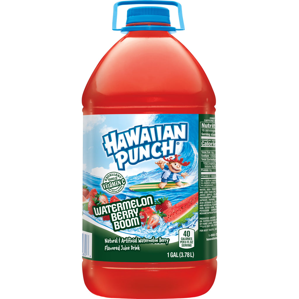 Watermelon Berry Boom Juice, 1 Gal, Bottle H436