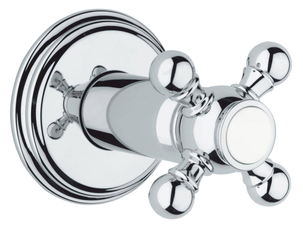 Chrome Cross Handle Volume Control Trim E32769