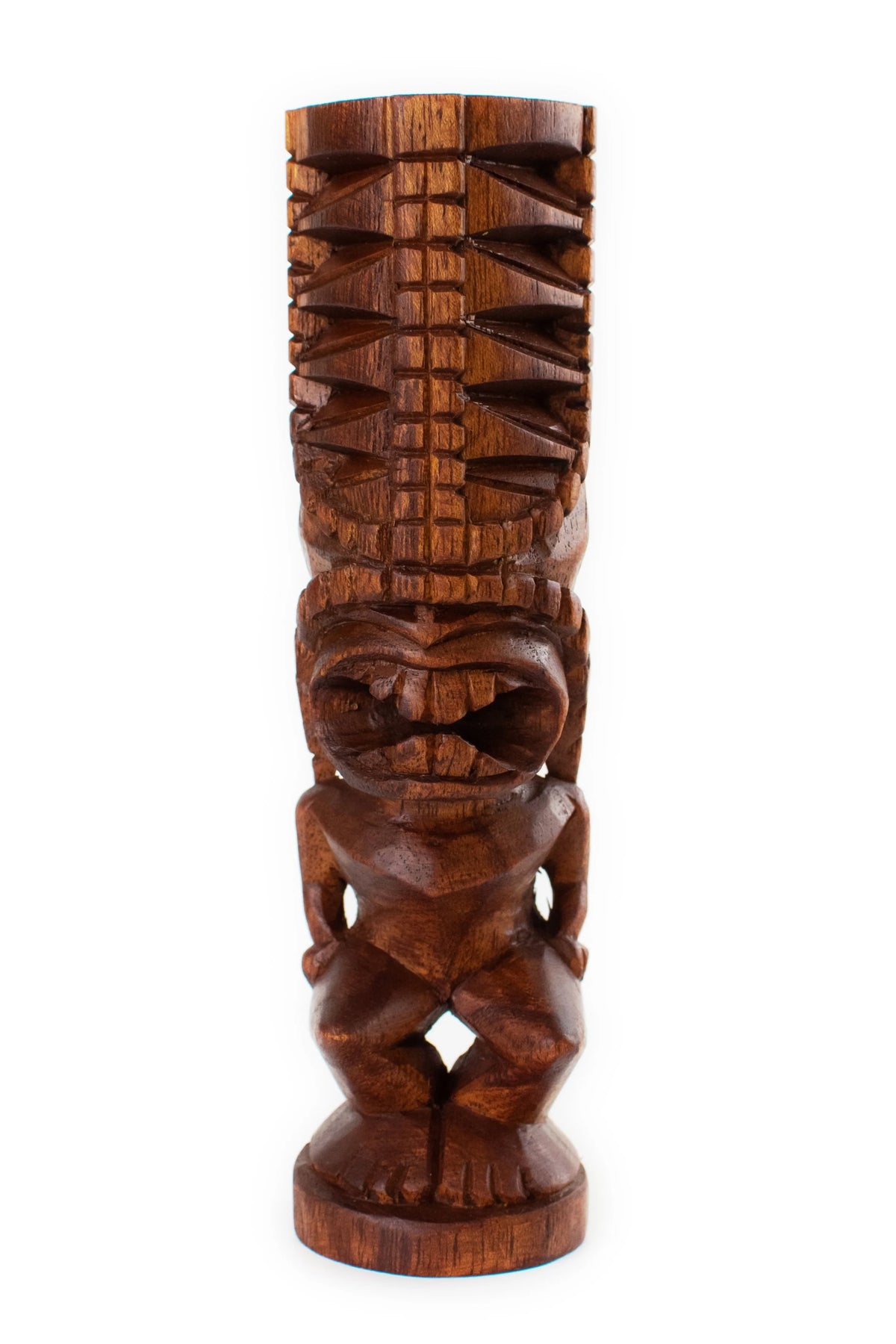 Handmade Wooden Tiki Statue Sculpture L513597