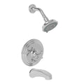 White Balanced Pressure Tub and Shower Trim Set S980546
