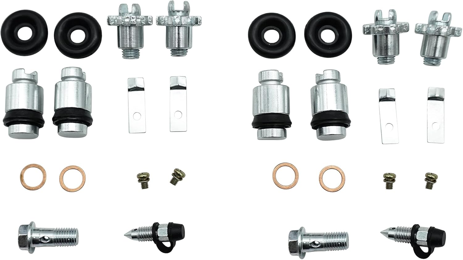 Front Left Right Brake Wheel Cylinder Rebuild Kit Piston Seal Pack of 2 C36924