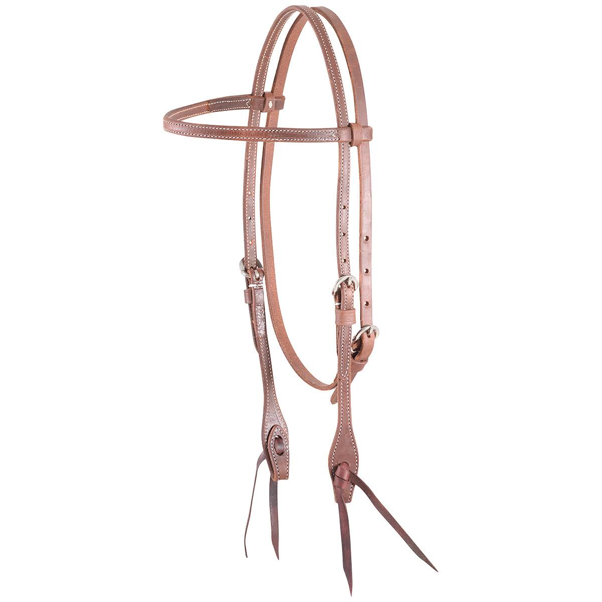 1/2x22 Stitched Browband Headstall E384059