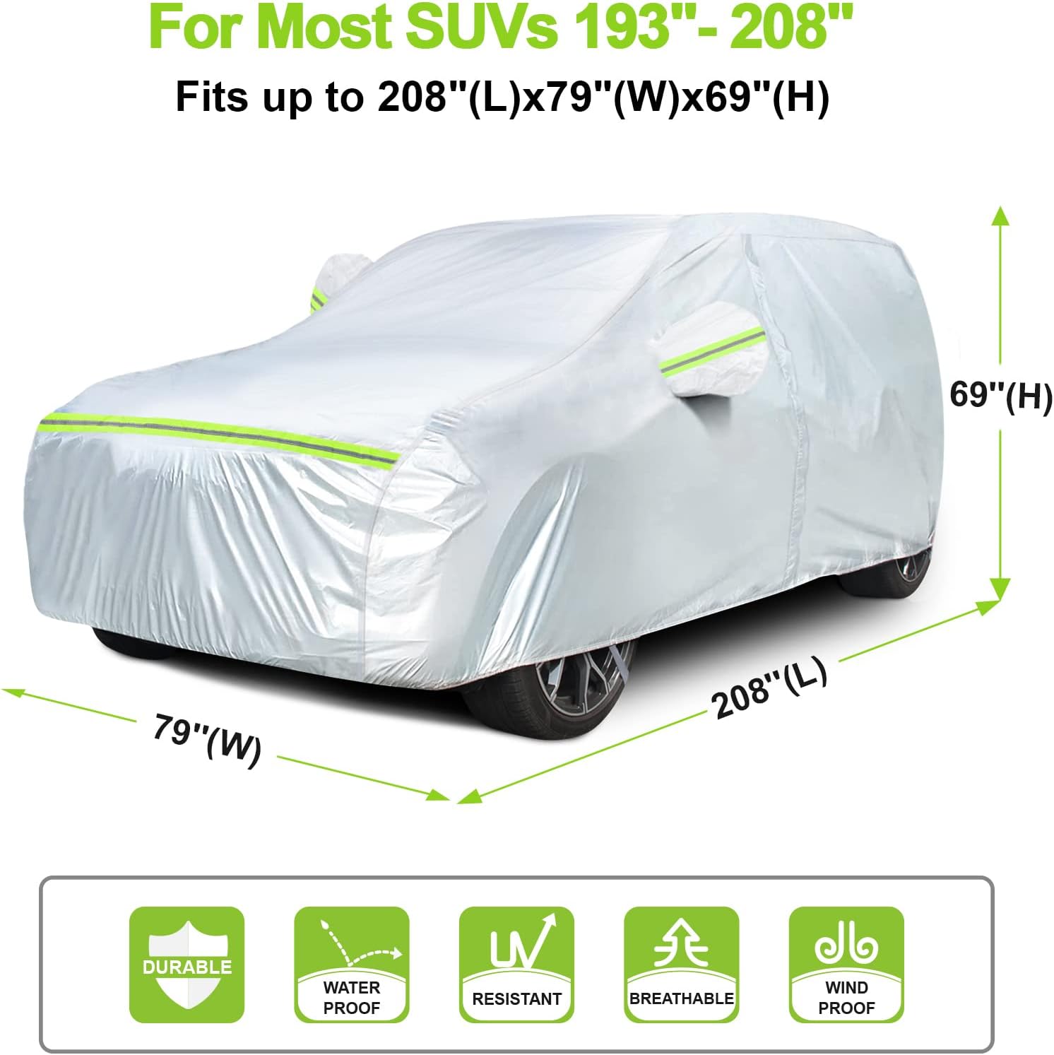Waterproof All Weather Car Cover Z7849
