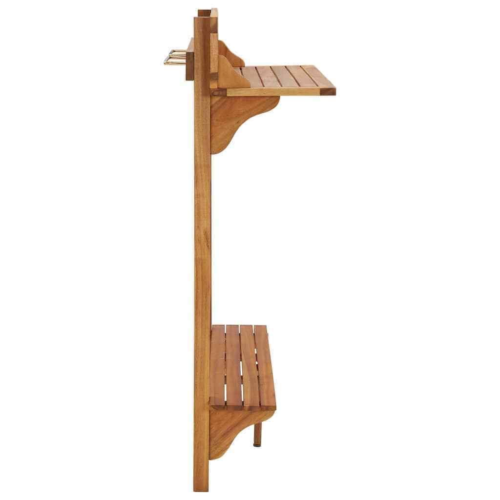 Solid Acacia Wood Balcony Bar Table K640