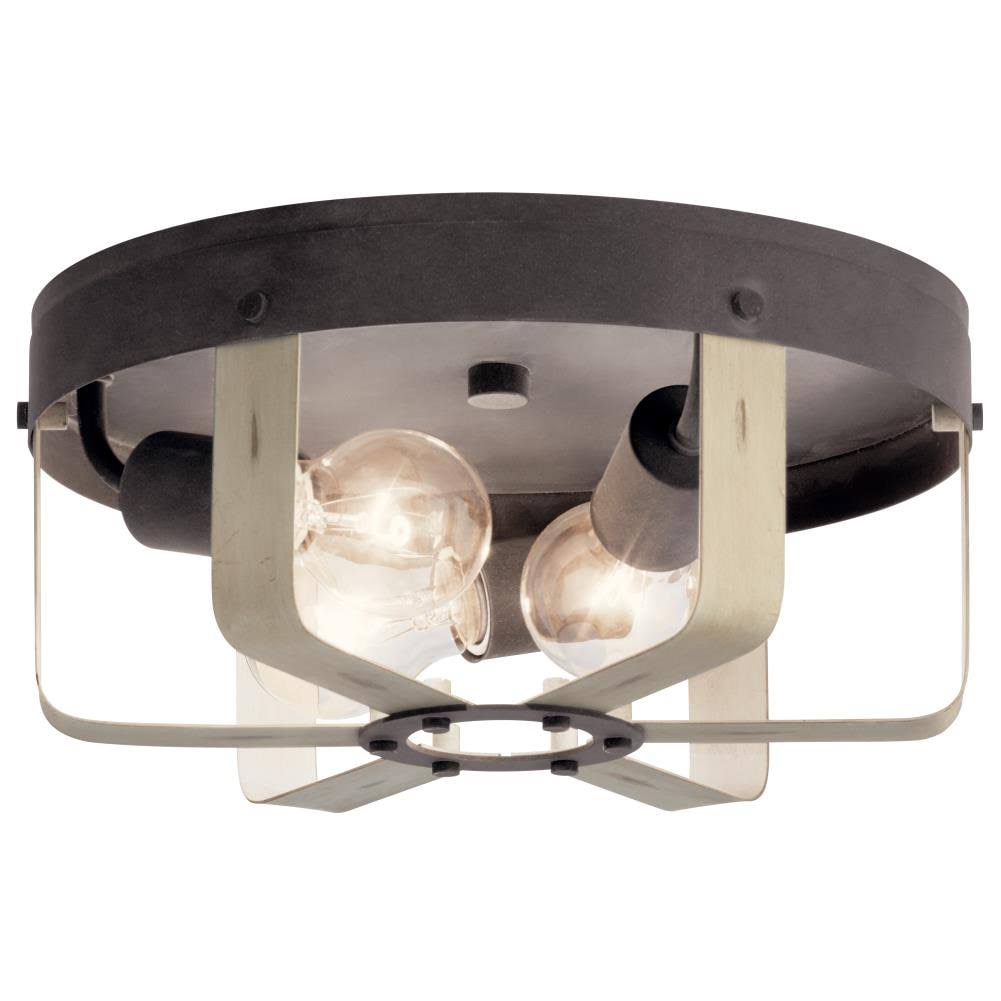 Weathered Zinc Flush Mount Light G325