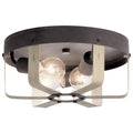 Weathered Zinc Flush Mount Light G325
