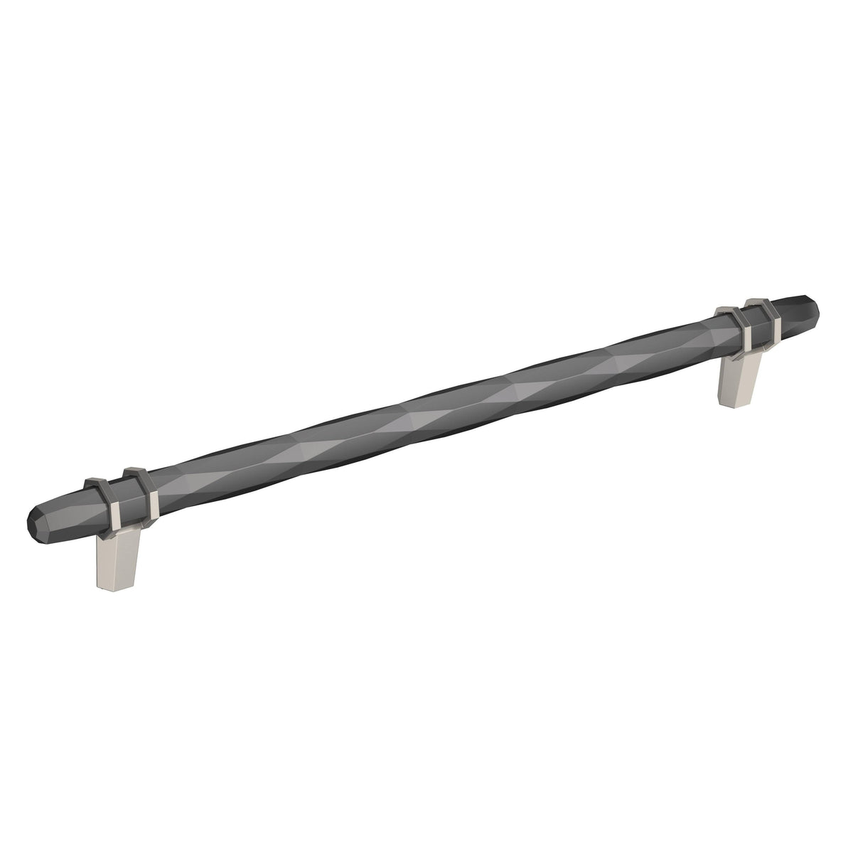 Black Chrome/Satin Nickel Cabinet Pull O709754