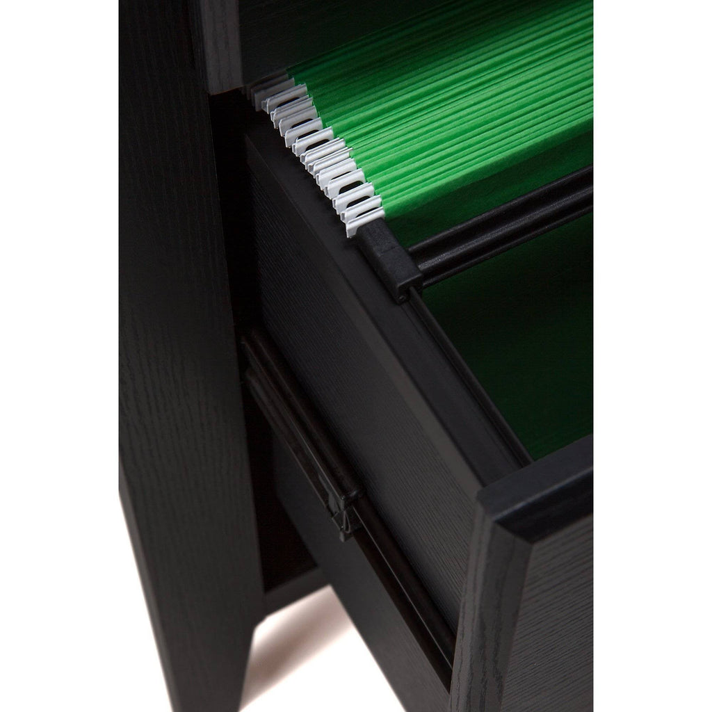 Black Lateral File Cabinet P19859