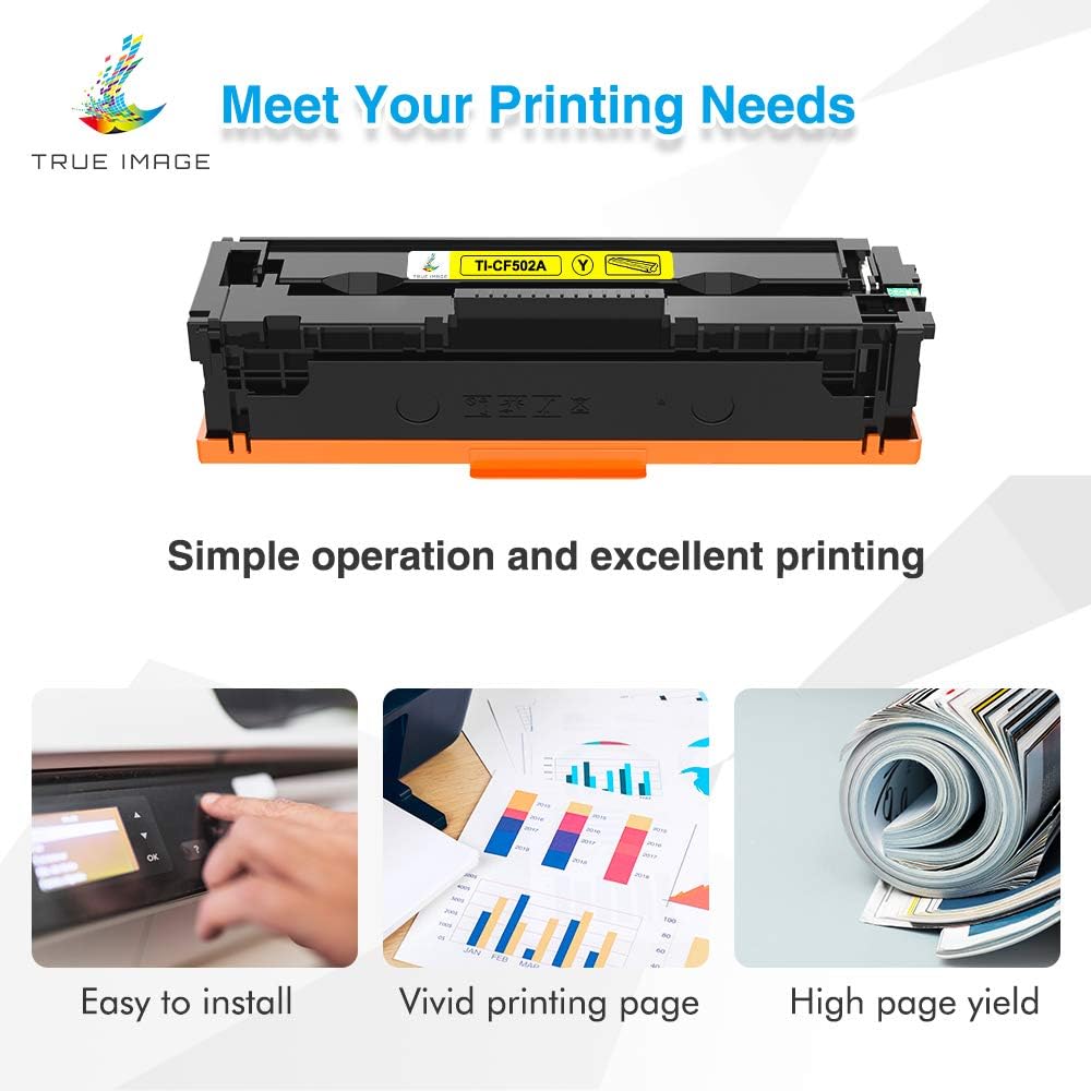 5-Pack Toner Cartridge for HP 202A CF500A O144536