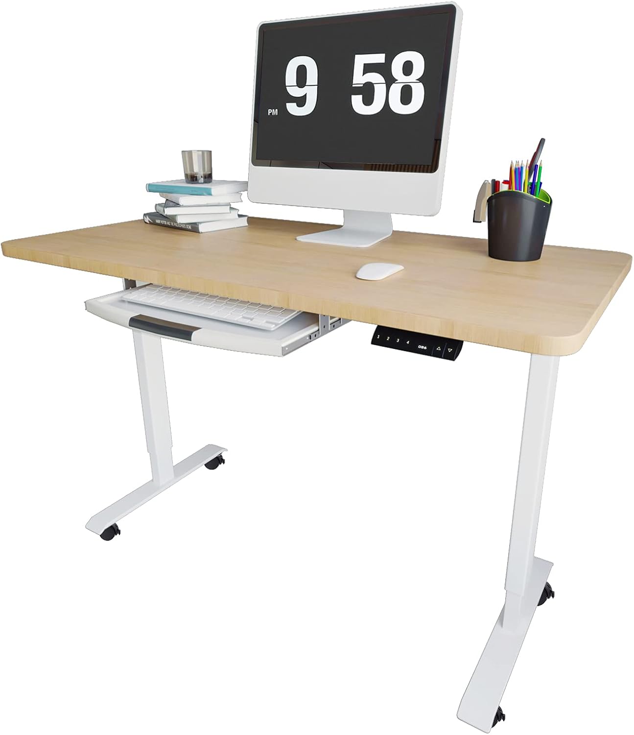48x24 Inches Height Adjustable Electric Standing Desk M2578
