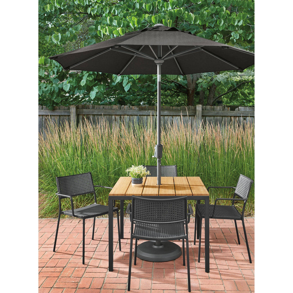 Grey Recycled HDPE Patio Table X157433