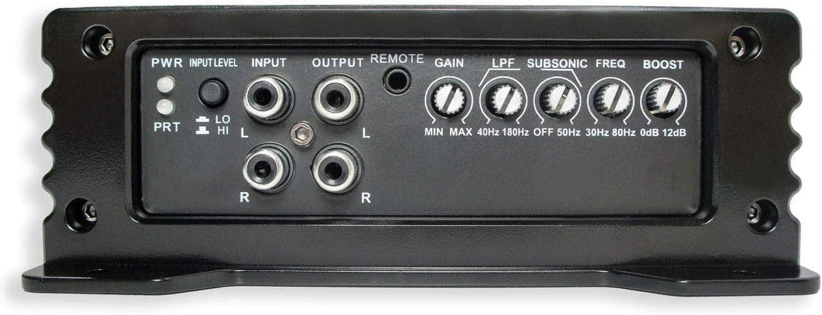 Dual 10" CompC Ported Sub Box Enclosure with 800 Watt Amplifier and Amp Install Kit R751995