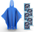 Disposable Rain Ponchos for Adults (5 Pack) U346107