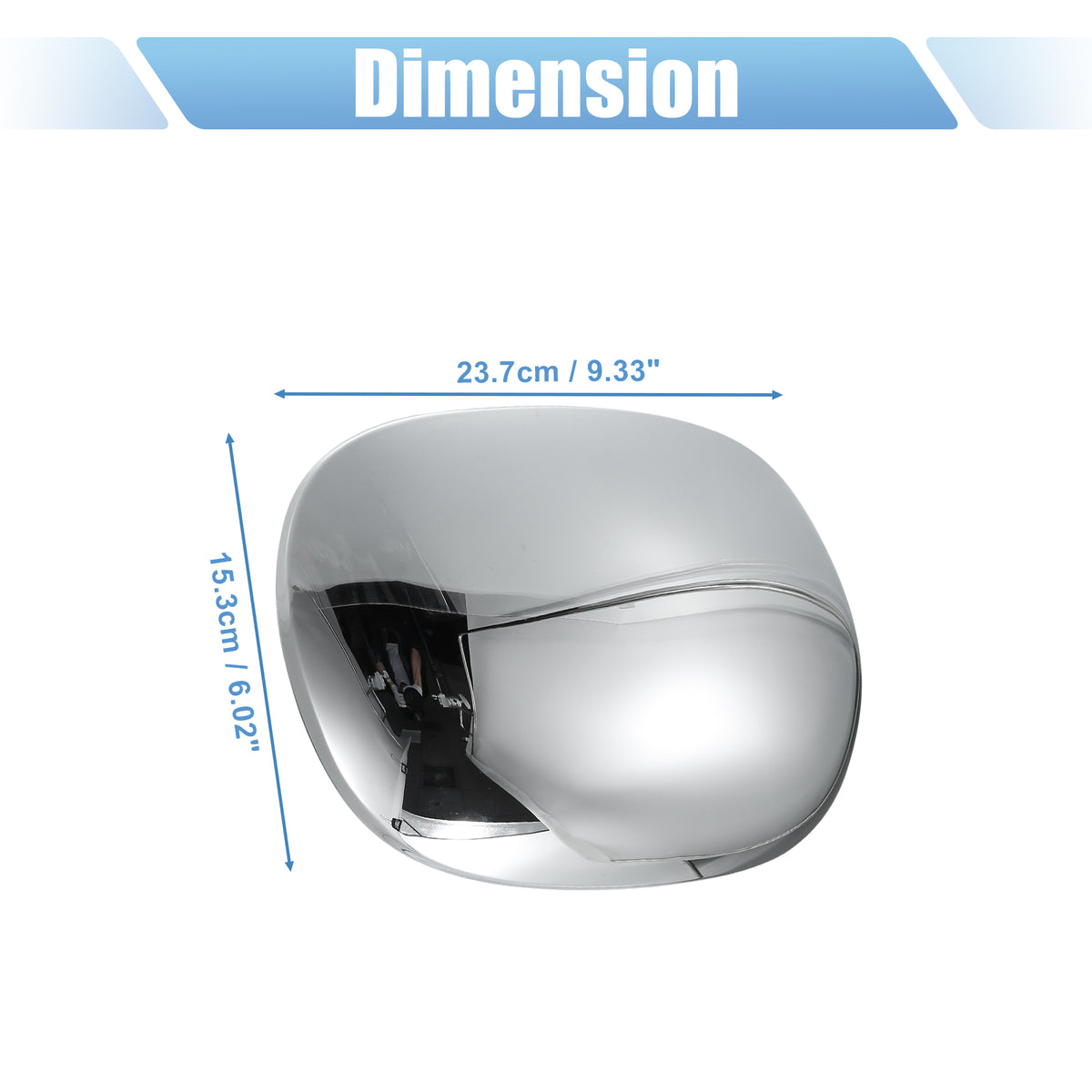 Pair Chrome Plated Power Mirror Cover Cap for Lincoln Navigator 1998-2002 for Ford F-150 1997-2003 P455
