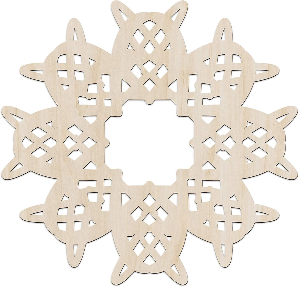 Mandala Wooden Wall Art, 11.4 X 11.4 X 0.1 R77917