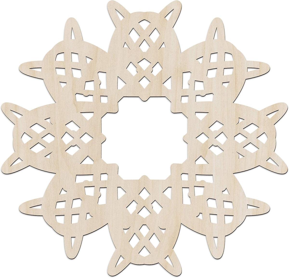 Mandala Wooden Wall Art, 11.4 X 11.4 X 0.1 R77917