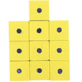 10pcs Wooden Magnetic Cubic Blocks Building Toy Q235