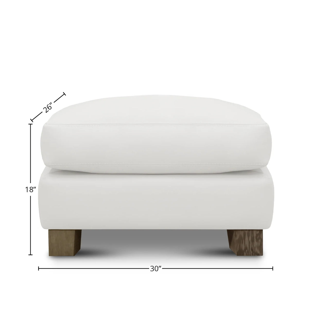Leather Ottoman Footstool H737238