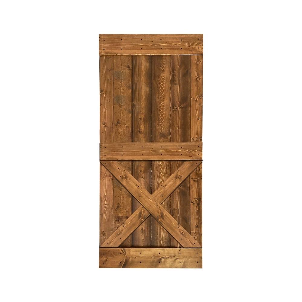 Solid Knotty Pine Wood Interior Sliding Barn Door Slab M425