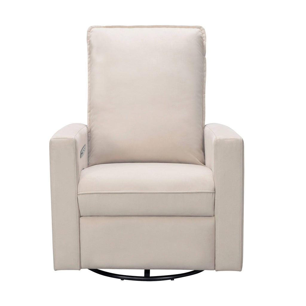Charcoal Swivel Glider Power Recliner P56477