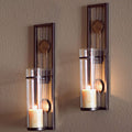 2 Piece Metal Candle Sconce Set K220337