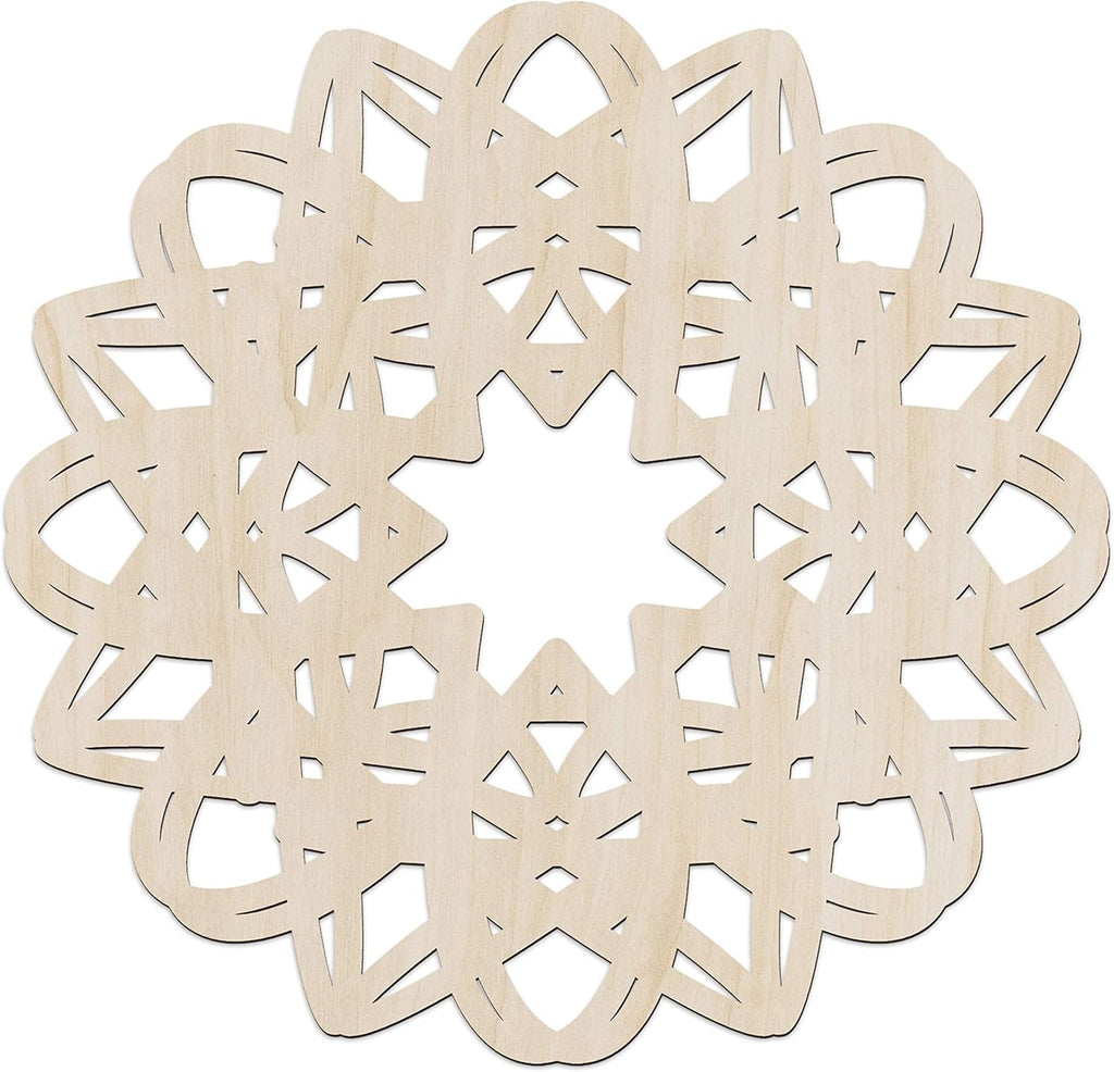 Mandala Wooden Wall Art, 11.4 X 11.4 X 0.1 R77917