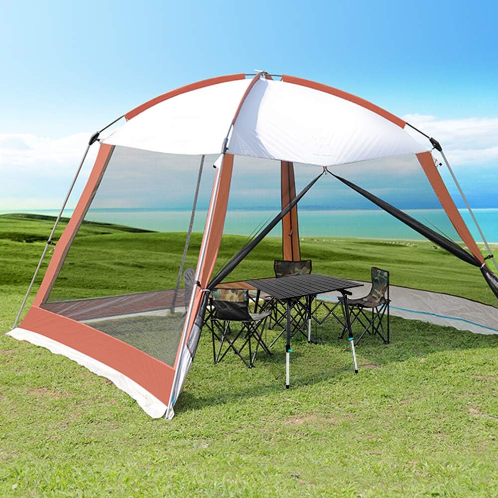 Portable Aluminum Folding Camping Table with Carry Bag (Black) R8467