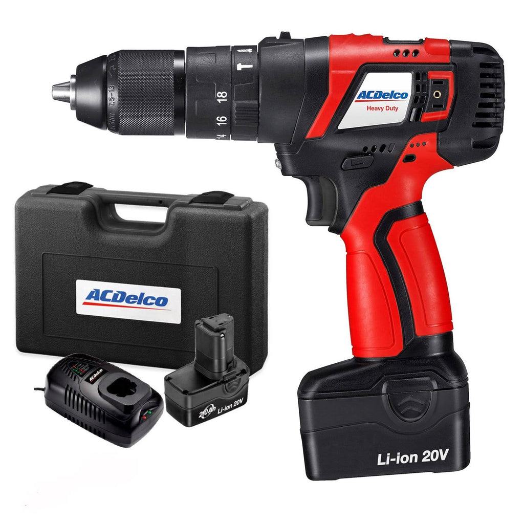 ACDelco A20 Brushless 20V Li-ion 2-Speed Cordless Hammer Drill Kit I49542