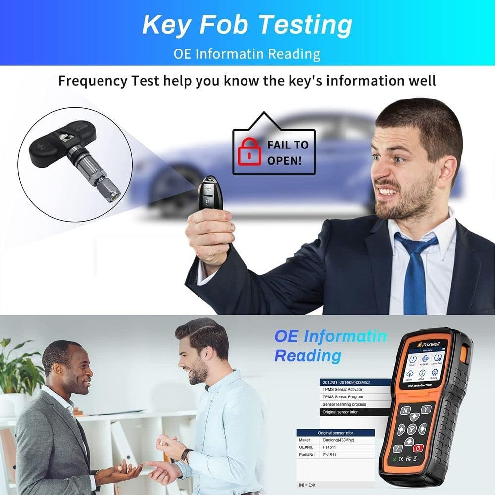 TPMS Sensor Relearn Tool with TPMS Sensor Activation N678
