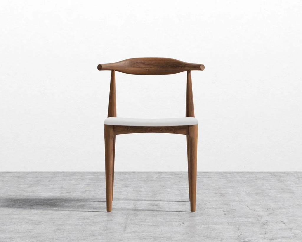Chartreuse Walnut Stain Elbow Chair N41070