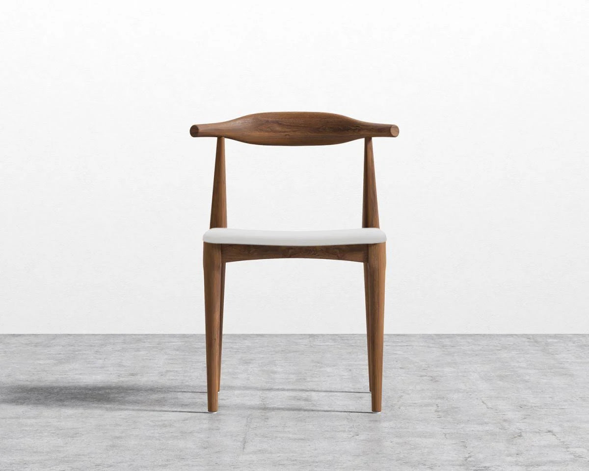 Chartreuse Walnut Stain Elbow Chair N41070