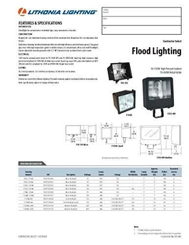 70 W High Pressure Sodium Floodlight Y7437