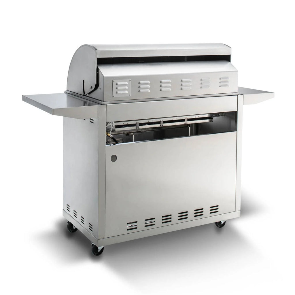 40-Inch 5-Burner Natural Gas Grill with Rear Infrared Burner X44930