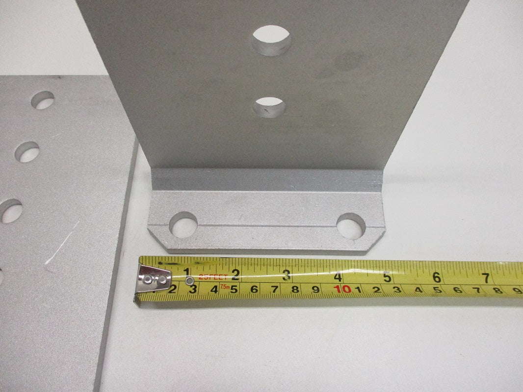 Vertical Pontoon Boat Trailer Bunk Bolster L Brackets 5" by 8" Aluminum W513