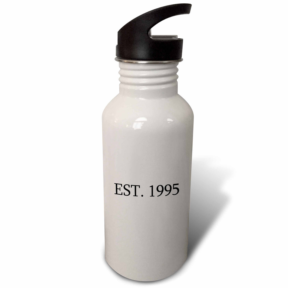 21 oz Black Sports Water Bottle J9536