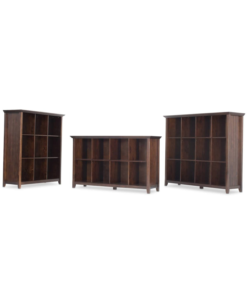 9 Cube Bookcase Tobacco Brown W82385