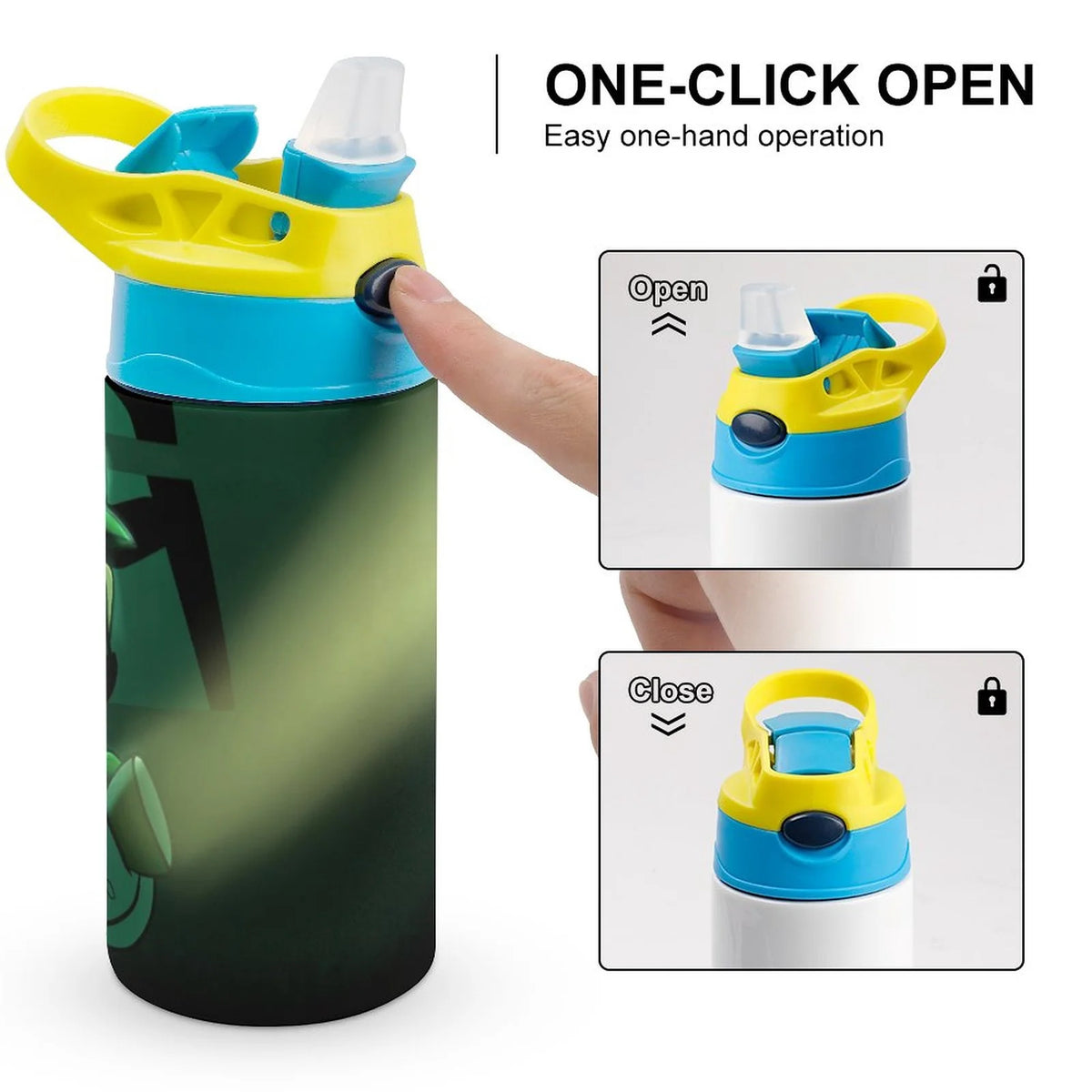 Insulated Stainless Steel Water Bottle with Straw W645