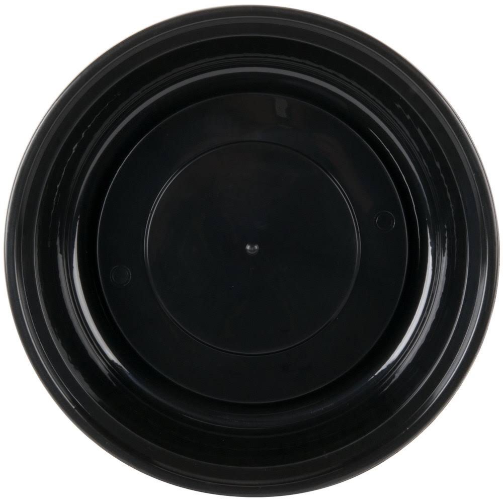 Black Plastic Combo Container 150 per Case B32191