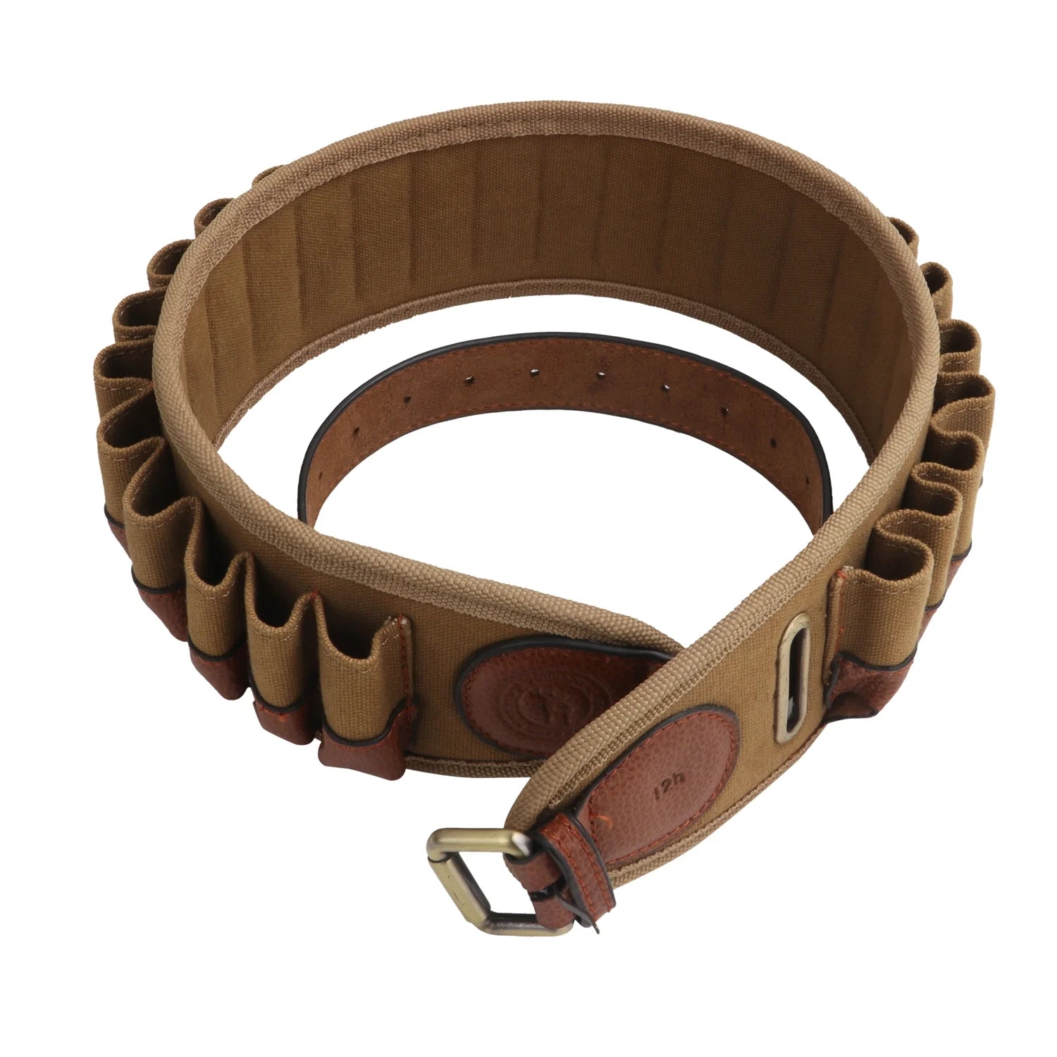Brown Canvas Shot Shell Ammo Holder H932