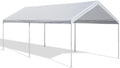 White 10 x 20 Foot Straight Leg Instant Canopy Tent Set W71632