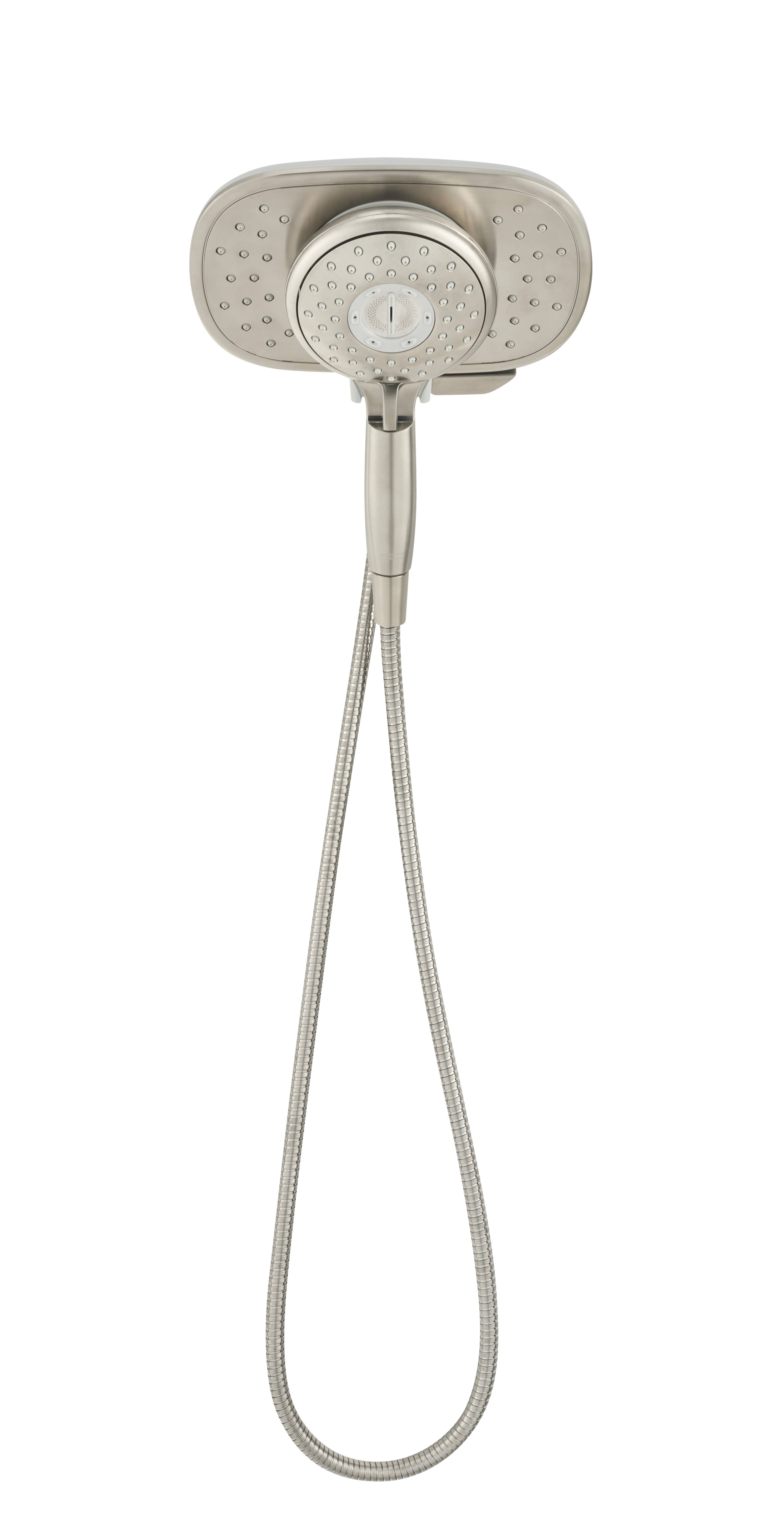 Brushed Nickel 2-in-1 Multi Function Shower Head Z670429