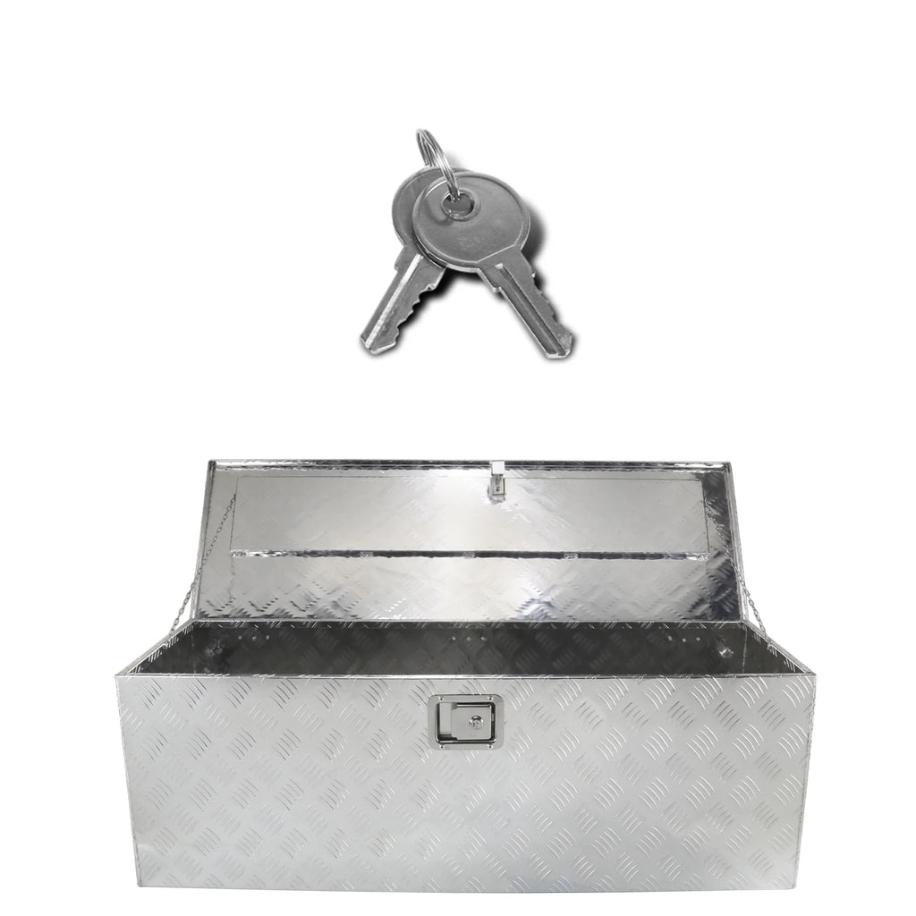 44" Heavy Duty Aluminum Tool Box Truck Pickup Trailer Underbody Storage B494202