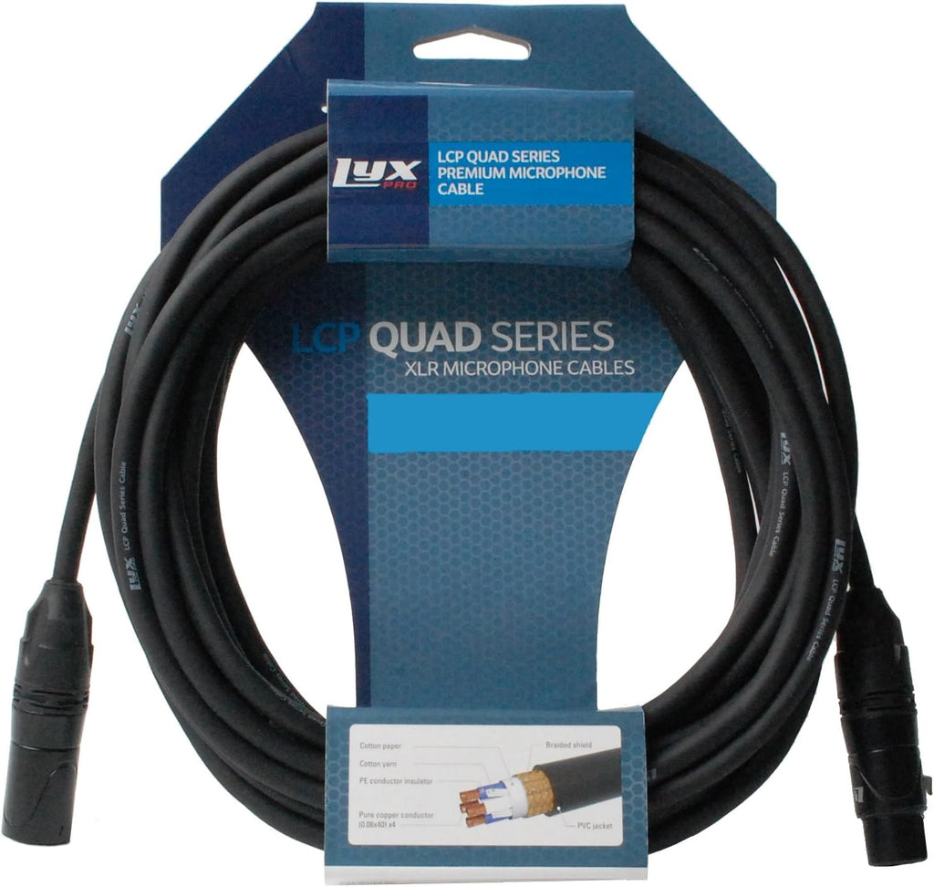 Black 100 ft XLR Microphone Cable P4773