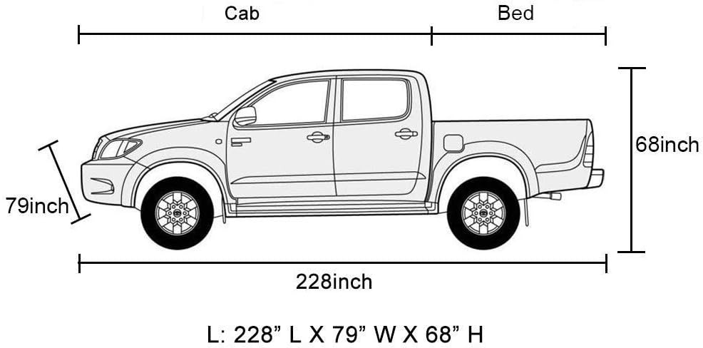 5 Layers Waterproof Truck Cover Pack of 2 H99792